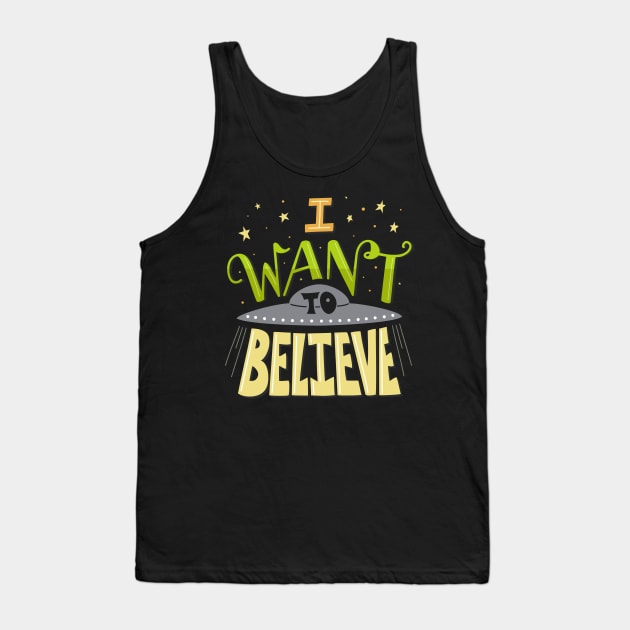 I want to believe Tank Top by sixhours